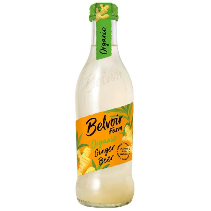 Ginger beer pressé van Belvoir fruit farms, 12 x 250 ml
